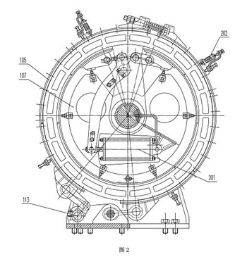 圖2是圖1在A(yíng)-A處的剖視圖